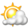 Partly cloudy