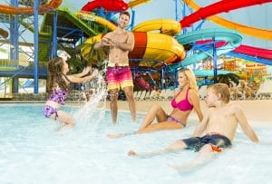 Fallsview Indoor Waterpark features 3 acres of family fun in Niagara Falls.